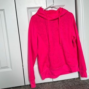 Hot pink Under Armour sweatshirt
